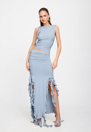 Lioness Rendezvous Skirt Light Blue | Israel-RXSLV8209