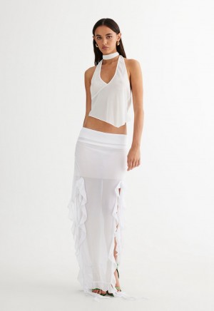 Lioness Rendezvous Skirt White | Israel-ZFXNB7152