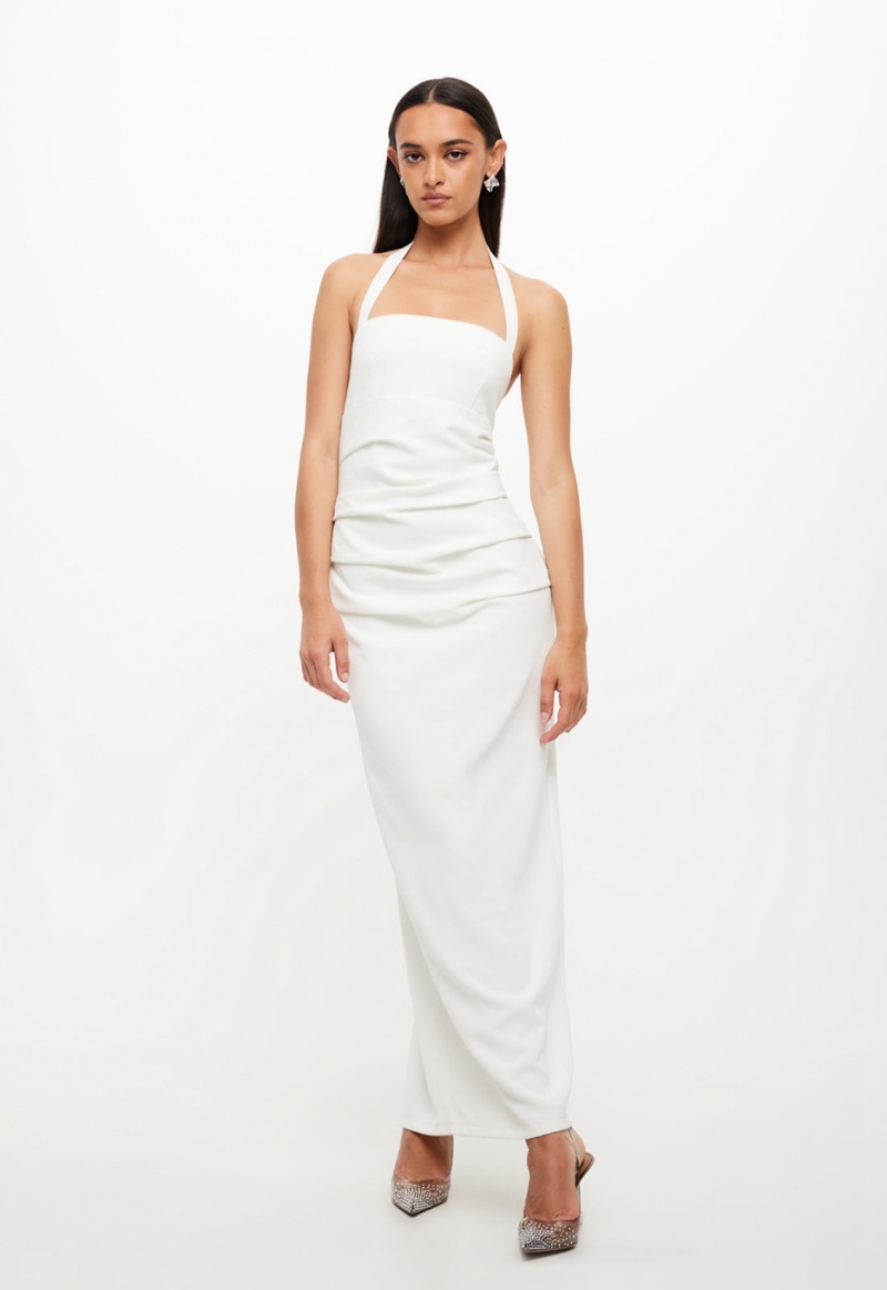 Lioness 1999 Maxi Dress White | Israel-NDOEQ1902