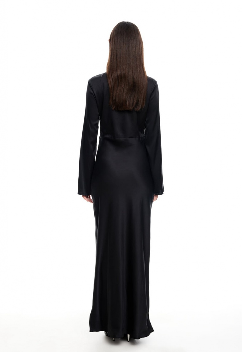 Lioness Amelie Maxi Dress Black | Israel-FEBQU5671