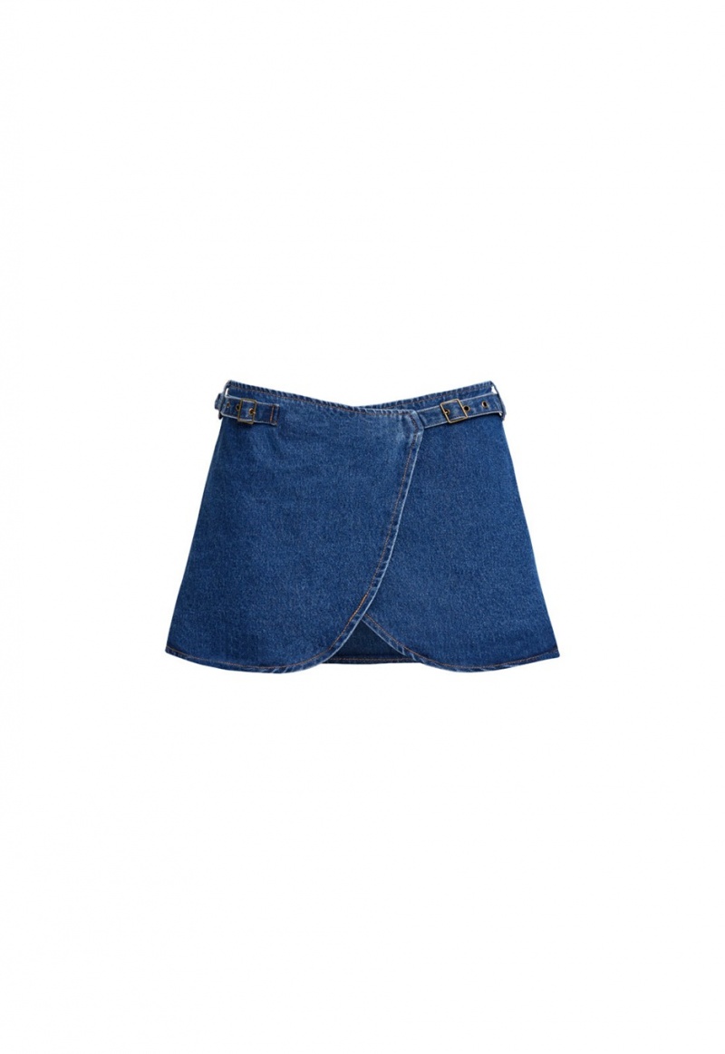 Lioness Anja Mini Skirt Dark Blue | Israel-KHLQU4158