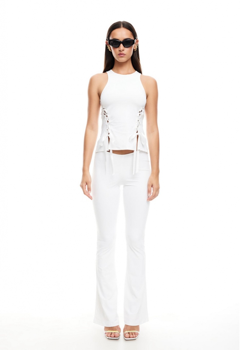 Lioness Bisous Pants White | Israel-TLZAU0891