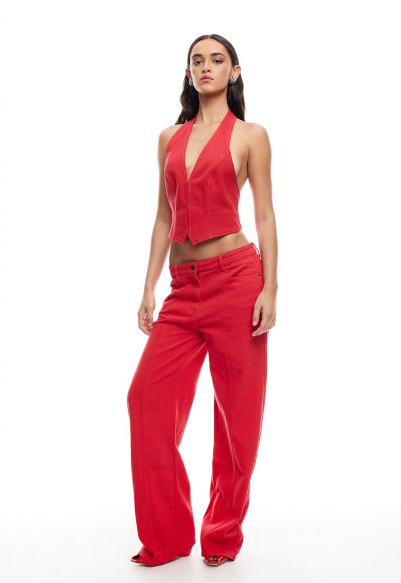 Lioness Dawson Jeans Red | Israel-JBUWG2795