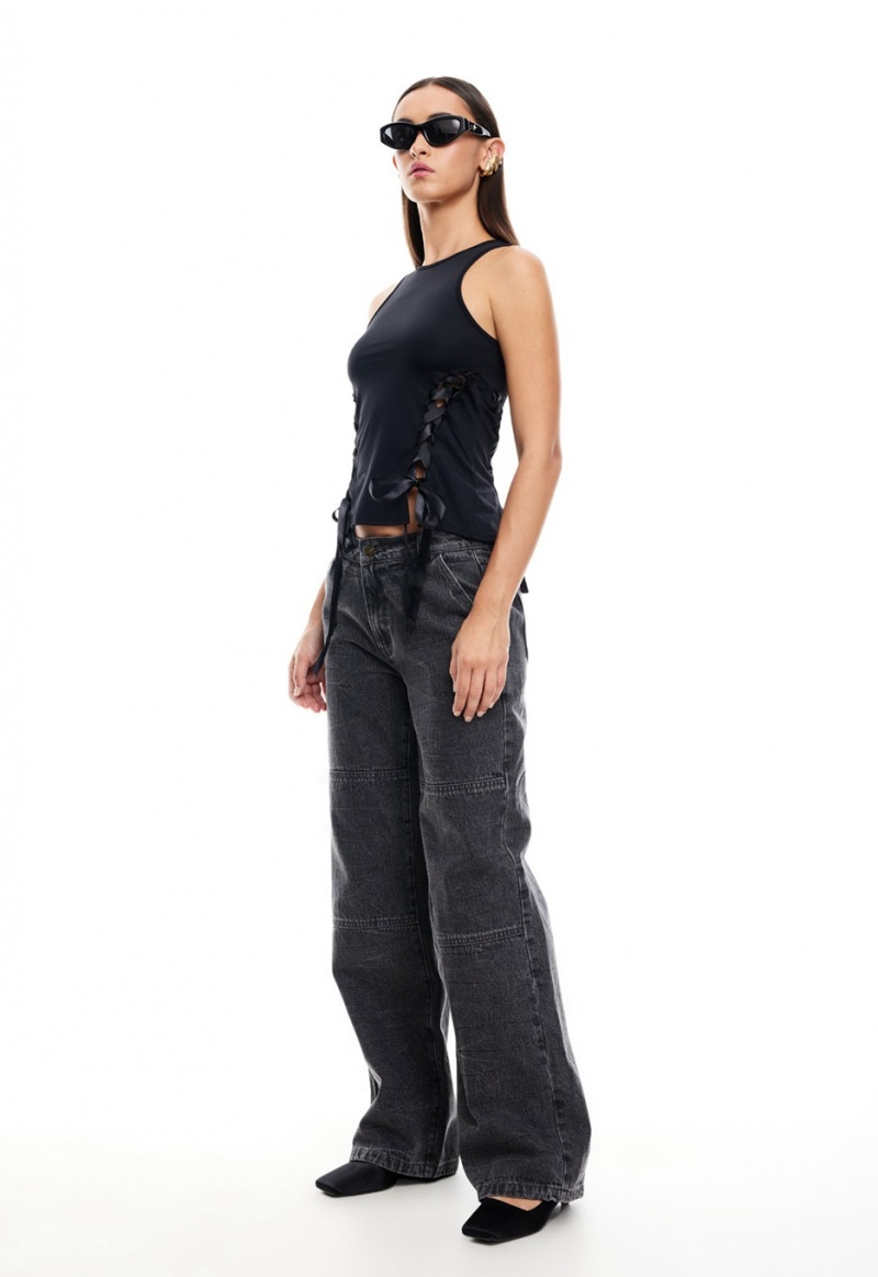 Lioness Freedom Jeans Black | Israel-HDMEF2543