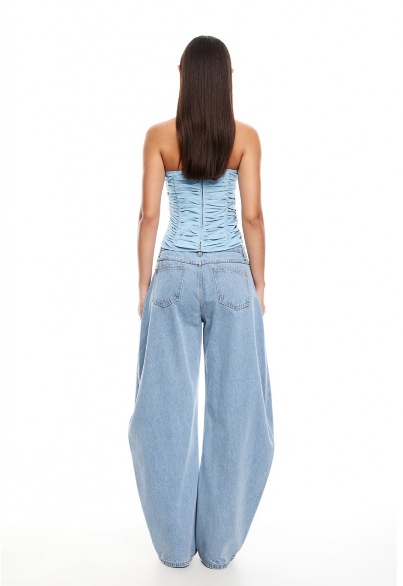 Lioness Horseshoe Jeans Blue | Israel-ICVGX3581