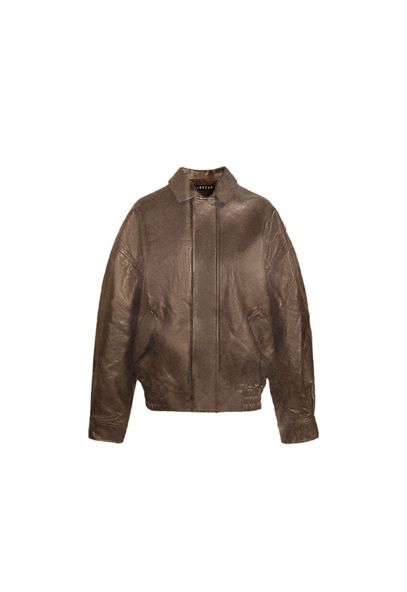 Lioness Kenny Bomber Jacket Chocolate | Israel-UTWZE7841