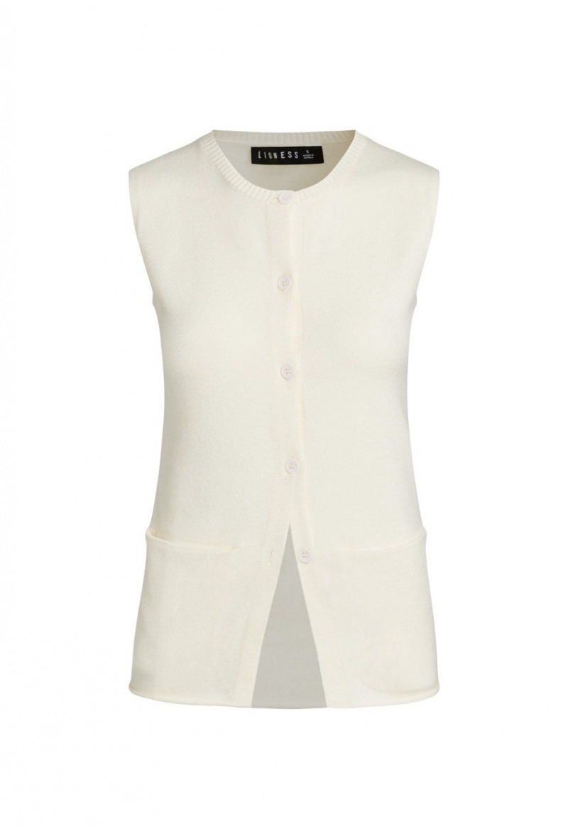 Lioness Kourt Vest Cream | Israel-QAUHX4609