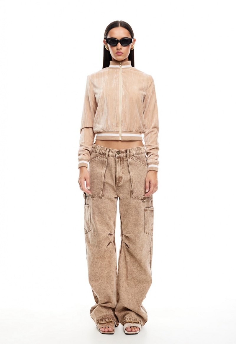 Lioness Miami Vice Pants Khaki | Israel-ARJVU8673