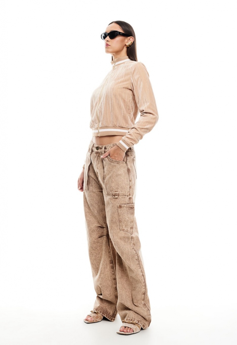 Lioness Miami Vice Pants Khaki | Israel-ARJVU8673