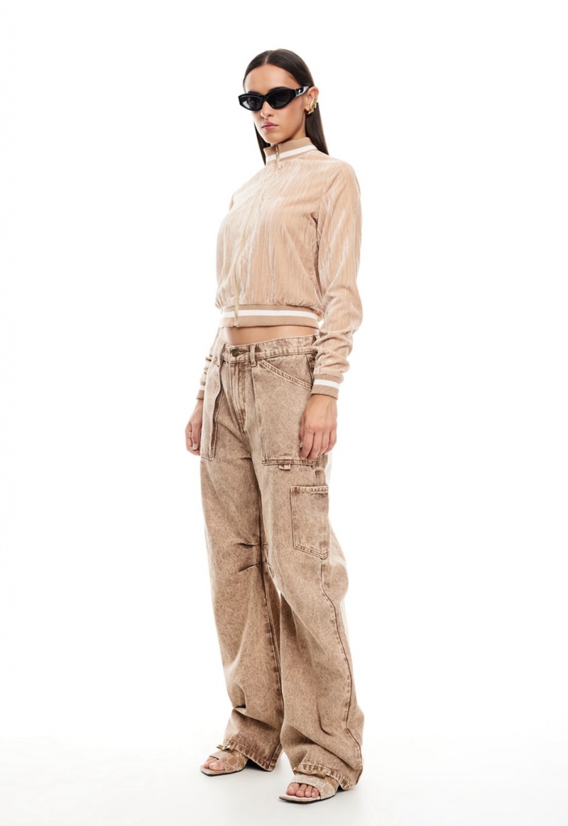 Lioness Miami Vice Pants Khaki | Israel-ARJVU8673