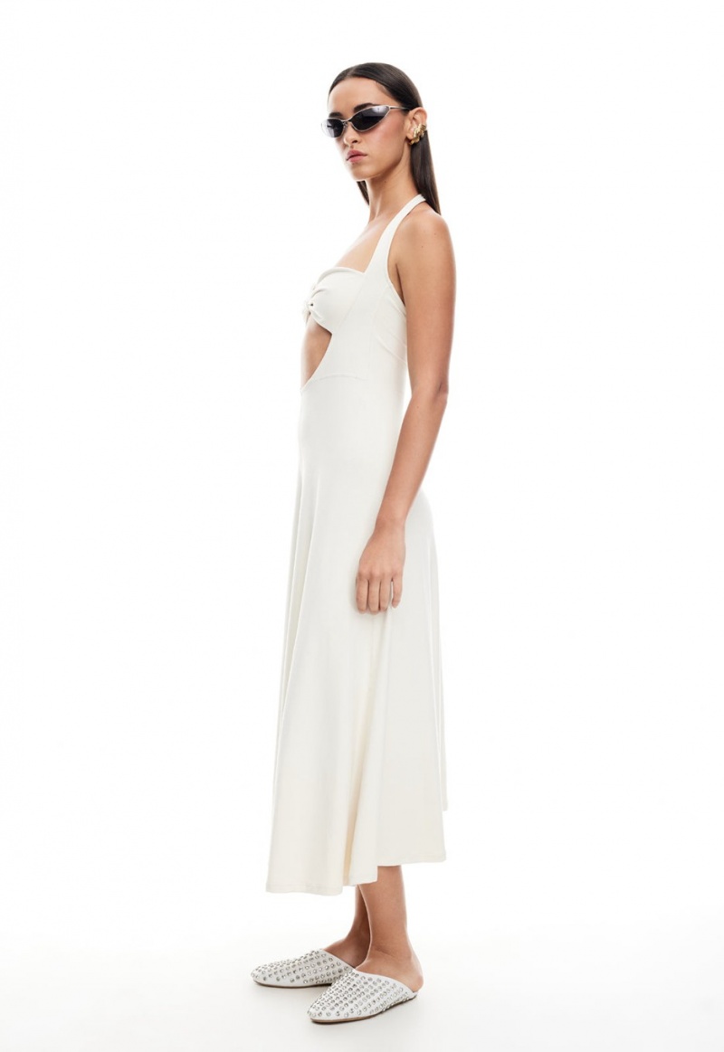 Lioness Nirvana Midi Dress White | Israel-SFHOZ1349