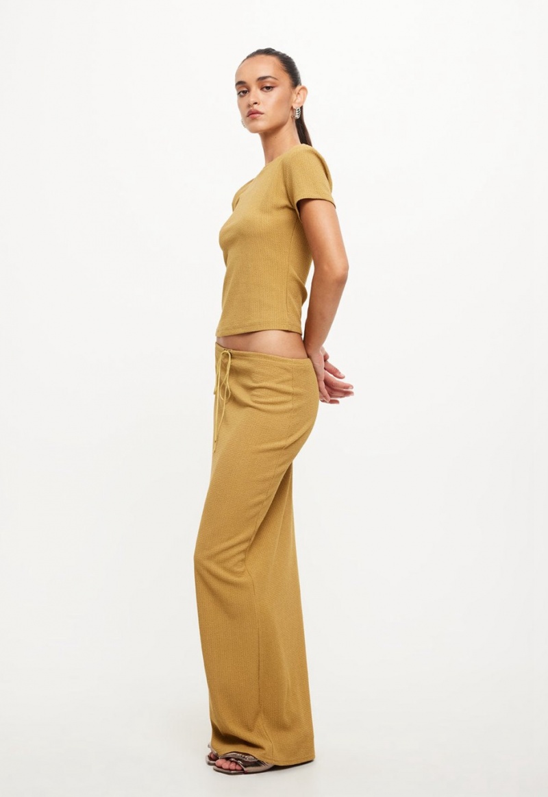 Lioness Nostalgic Maxi Skirt Yellow | Israel-SKRTW5846