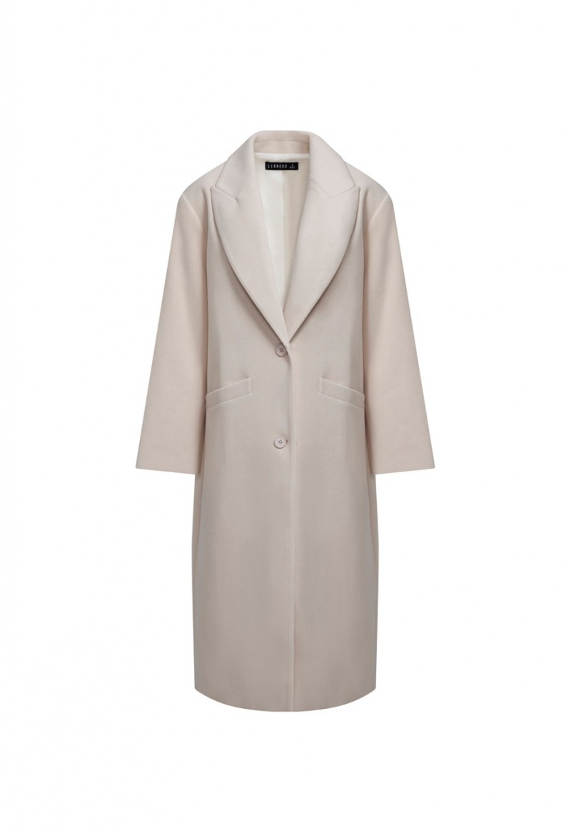 Lioness Olsen Coat Cream | Israel-ZVTLH6750