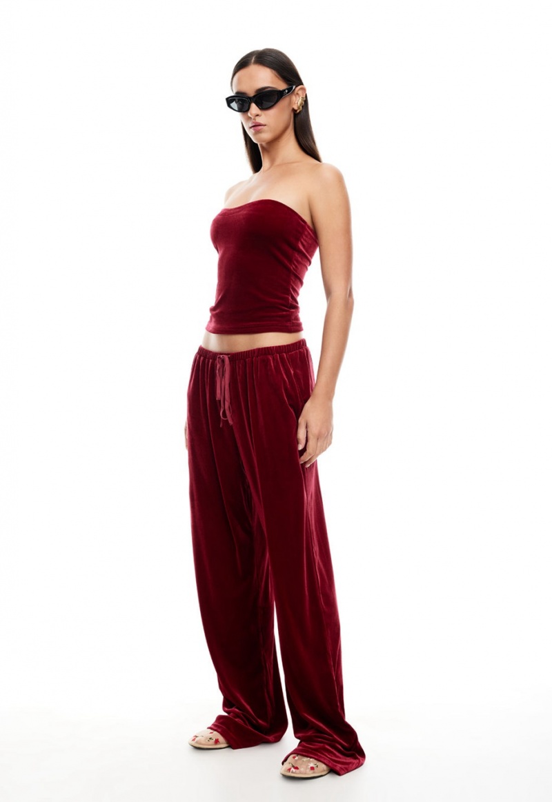 Lioness Ride With Me Pants Burgundy | Israel-HOGFI2856