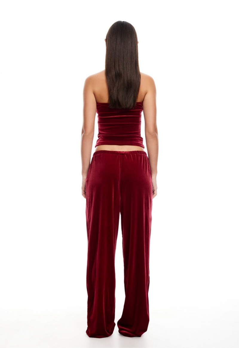 Lioness Ride With Me Pants Burgundy | Israel-HOGFI2856