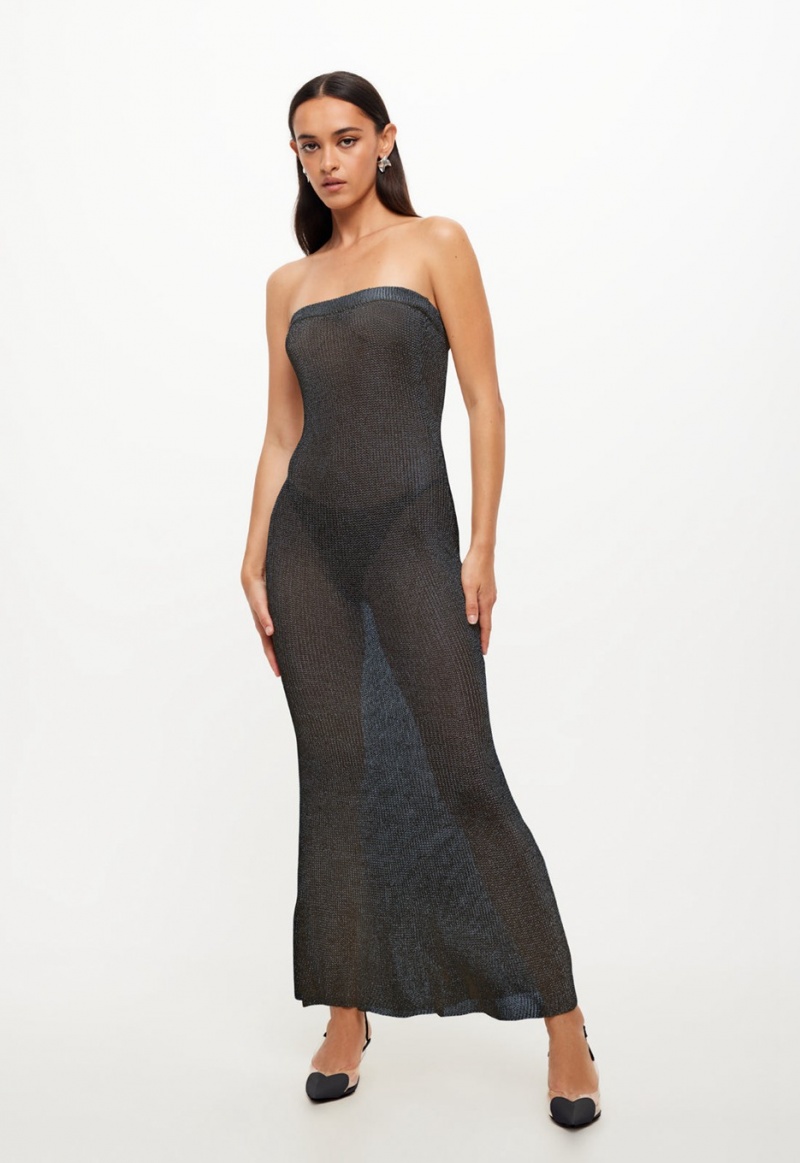 Lioness Take Me To Rio Maxi Dress Black | Israel-CMKUJ9856