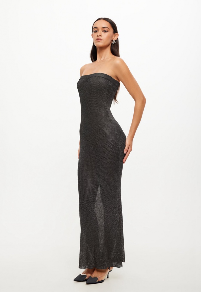 Lioness Take Me To Rio Maxi Dress Black | Israel-CMKUJ9856